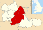 Birmingham UK locator map